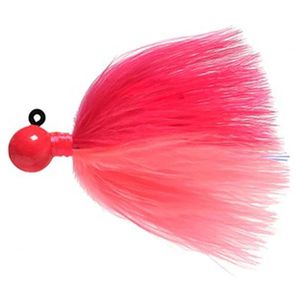 Sy's Jigs Marabou Flash Steelhead/Salmon Jig - Double Pink, 1/8oz