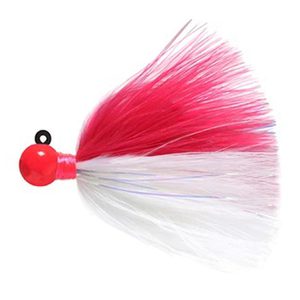 Sy's Jigs Marabou Flash Steelhead/Salmon Jig - Pink/White, 1/8oz
