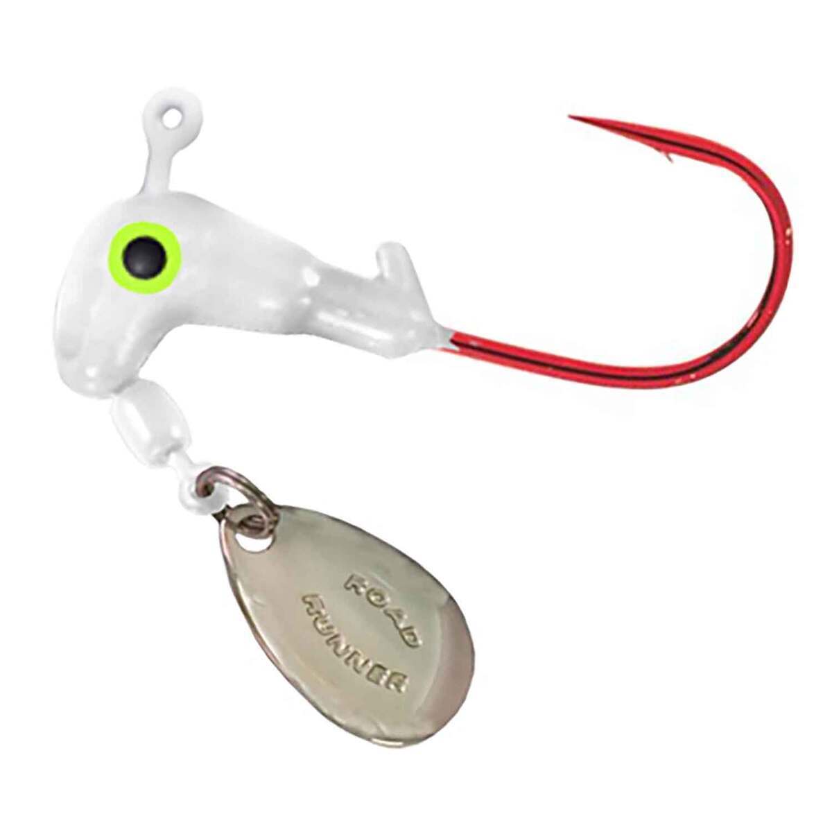 T T I Blakemore Barbed Road Runner Jig Heads - White, 1/8oz - White 4 T T I Blakemore Barbed Road Runner Jig Heads - White, 1/8oz - White 4