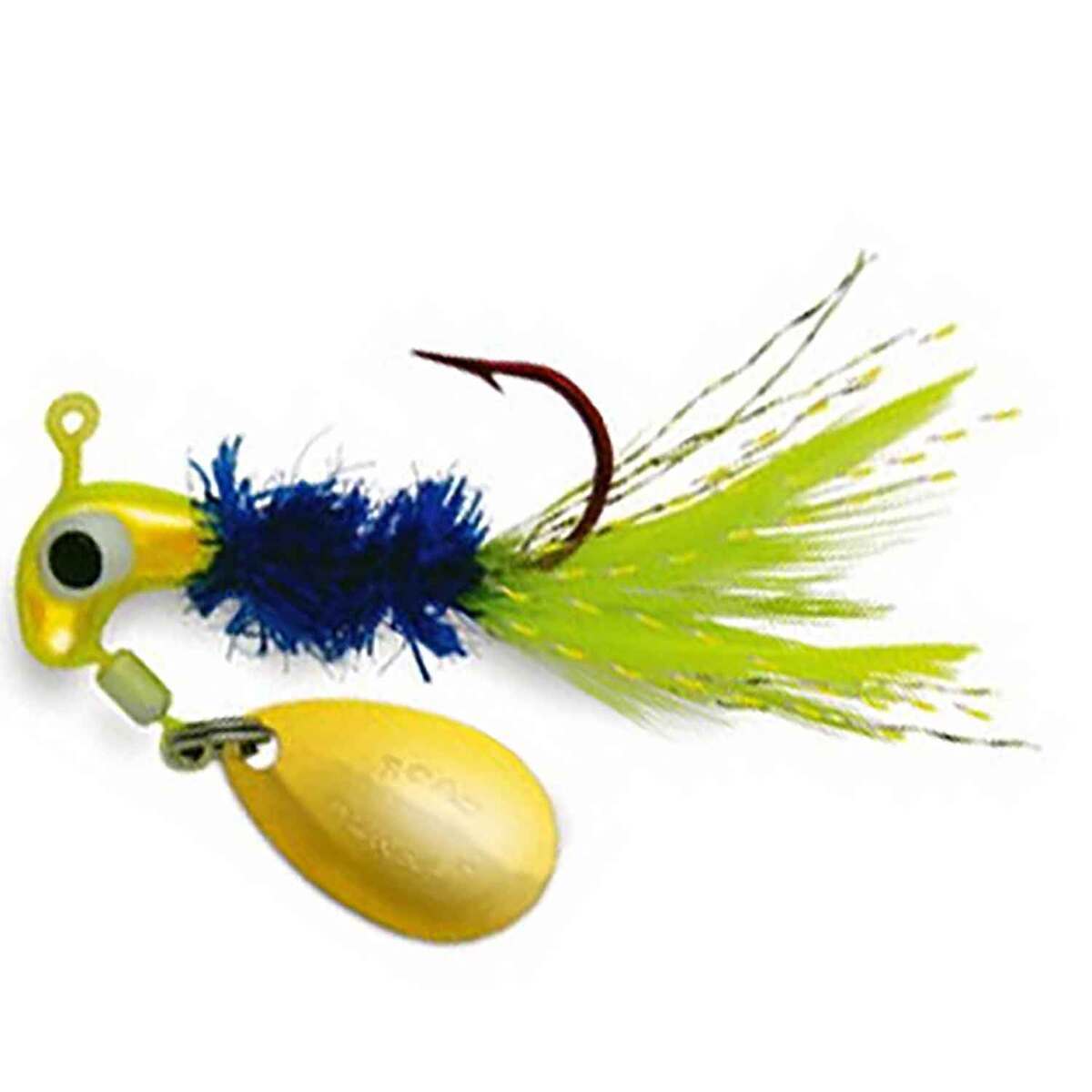T T I Blakemore Fishing Group Road Runner Gold Series Marabou Jig - Blue Cheez, 1/16oz - Blue Cheez T T I Blakemore Fishing Group Road Runner Gold Series Marabou Jig - Blue Cheez, 1/16oz - Blue Cheez