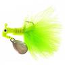 T T I Blakemore Marabou Road Runner Underspin Jig - Chartreuse, 1/16oz, 2pk - Chartreuse