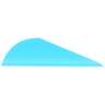 TAC Vanes Summit 2in Turquoise Vanes - 100 pack - Turquoise
