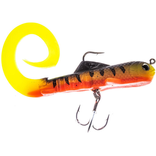 Tackle Industries MiniD Soft Swimbait – Gold Walleye Orange