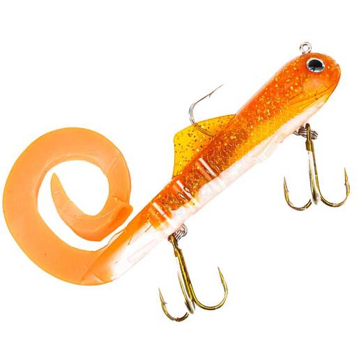 Tackle Industries Regular SuperD Soft Swimbait – Black/Orange