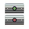TACO Marine Rub Rail Mounted LED Navigation Light Set - 3-3/8in - Silver 3-3/8in