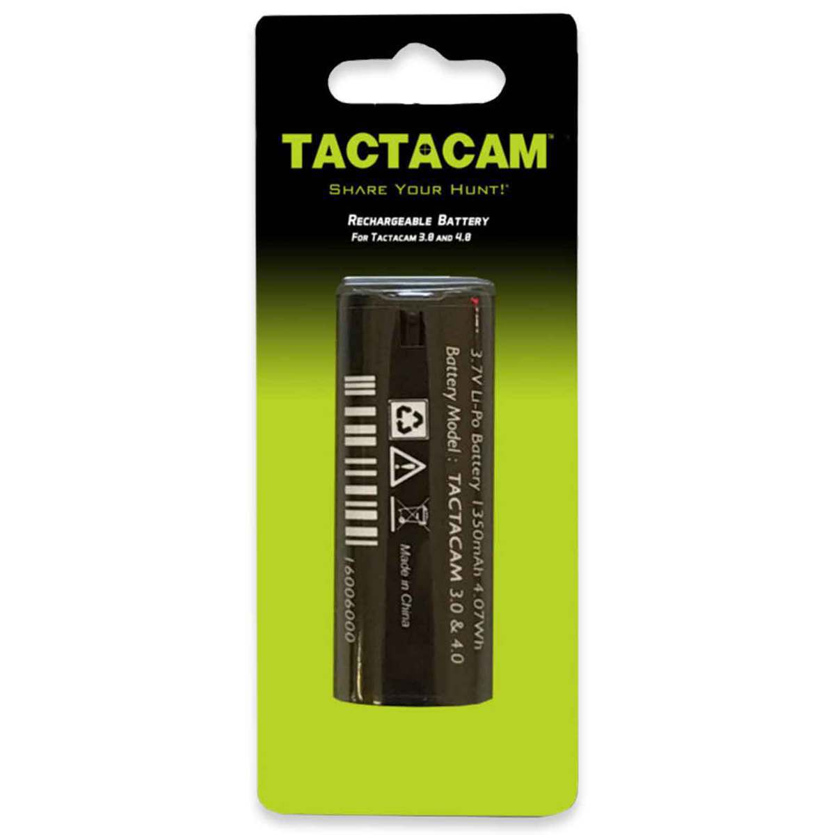 Tactacam Rechargeable Battery Tactacam Rechargeable Battery