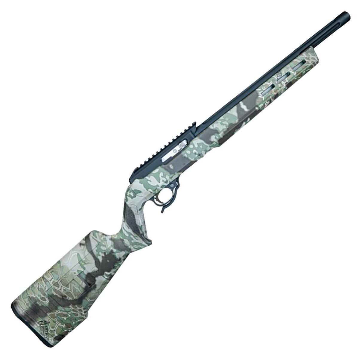 Tactical Solutions X-Ring VR Obskura Transitional Stainless Semi Automatic Rifle - 22 Long Rifle - 16.5in - Camo Tactical Solutions X-Ring VR Obskura Transitional Stainless Semi Automatic Rifle - 22 Long Rifle - 16.5in - Camo