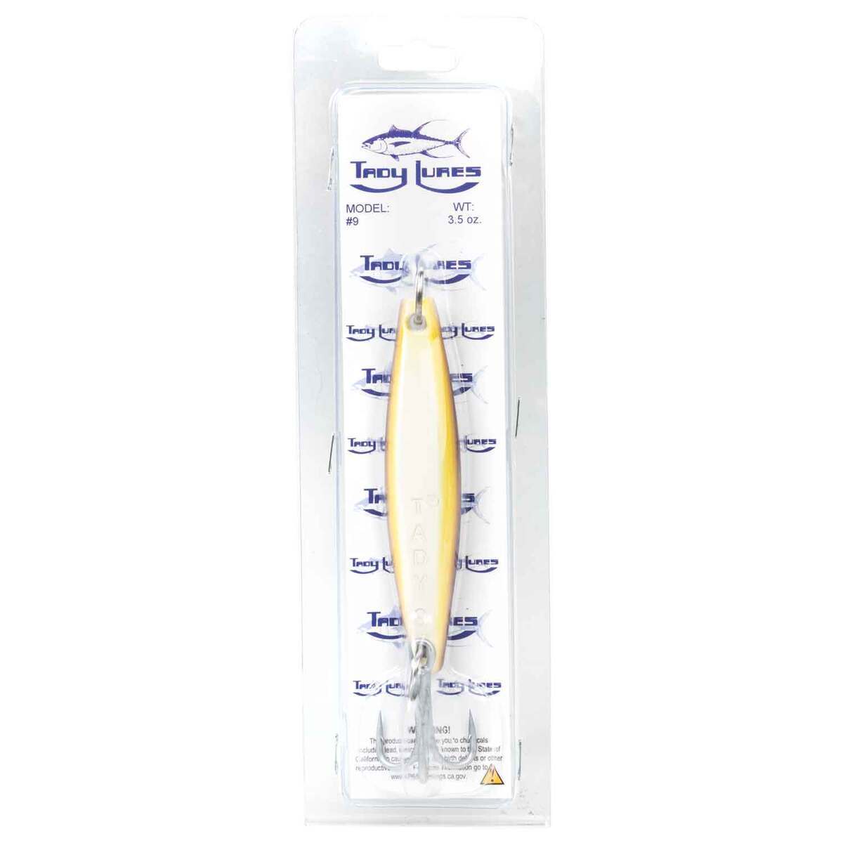 Tady Lures Model 9 Jigging Spoon - Scrambled Egg, 1pk - Scrambled Eggs Tady Lures Model 9 Jigging Spoon - Scrambled Egg, 1pk - Scrambled Eggs