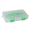 Lure Lock Medium Box w/Taklogic Utility Tackle Box - Clear, Medium - Clear Green Medium