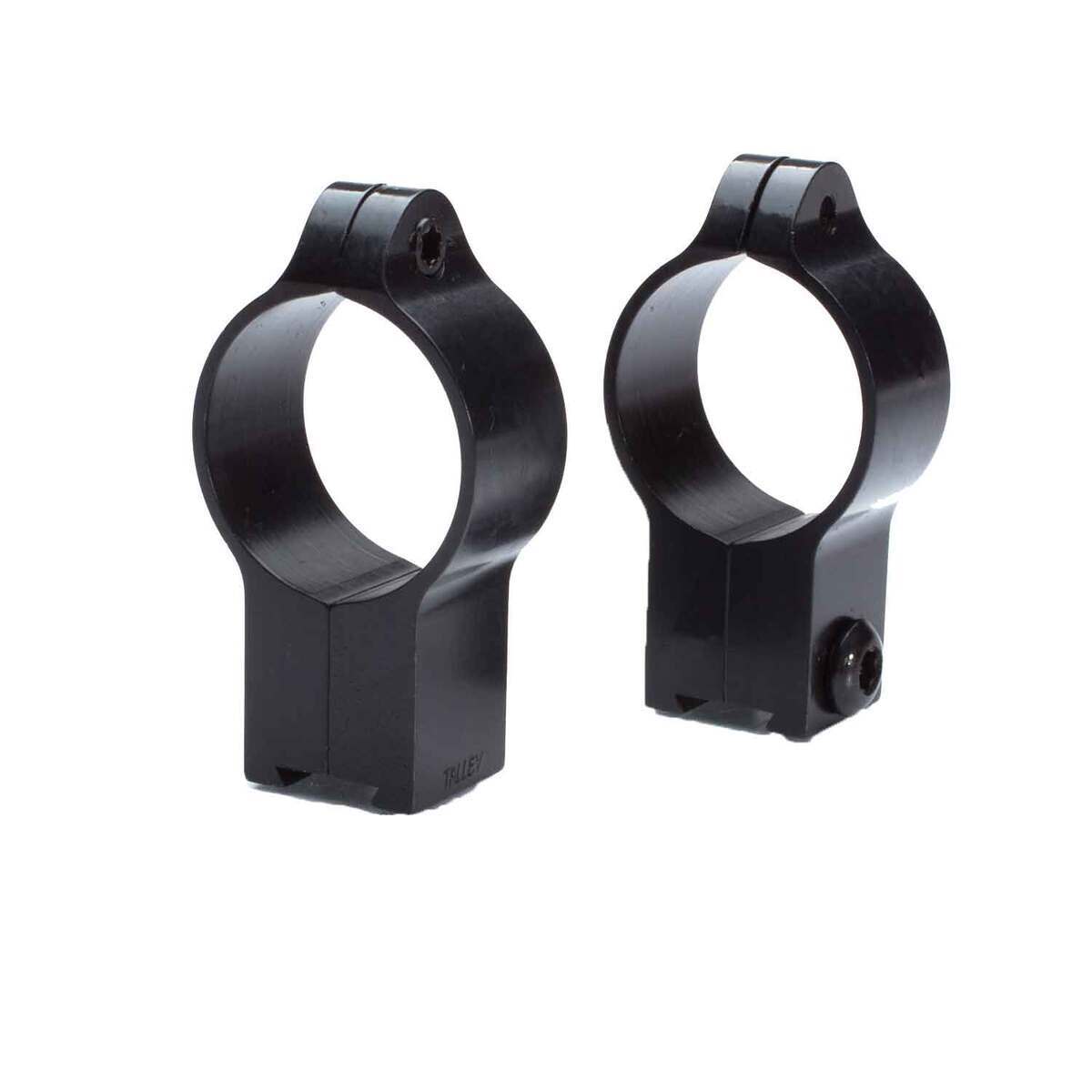 Talley 22CZRH 1in High Scope Rings - Matte Black - Black Talley 22CZRH 1in High Scope Rings - Matte Black - Black
