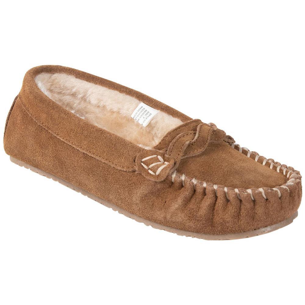 Tamarack Women's Suede Slip On Shoes - Black 6 Tamarack Women's Suede Slip On Shoes - Black 6