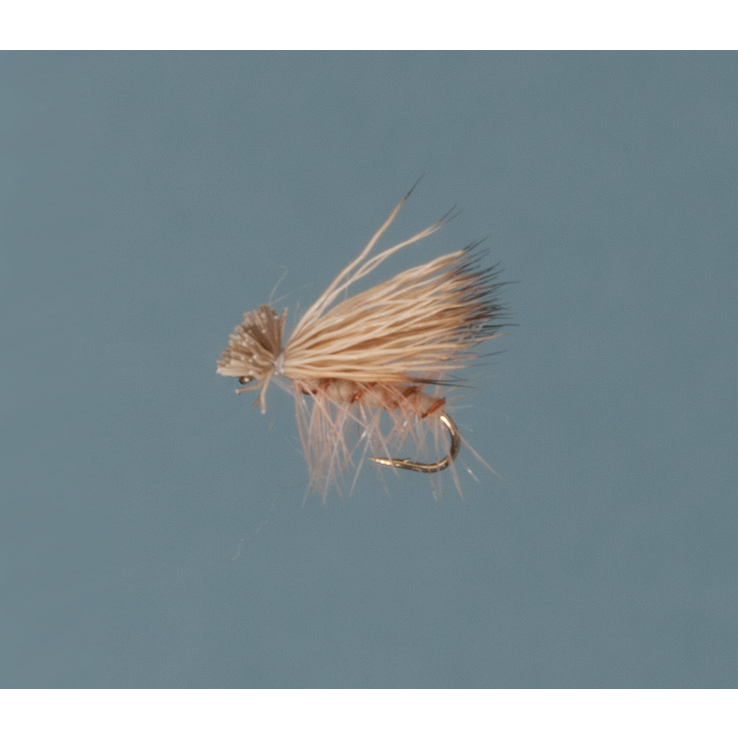 RoundRocks Elk Hair Caddis Dry Fly - Tan, 12 Pack RoundRocks Elk Hair Caddis Dry Fly - Tan, 12 Pack