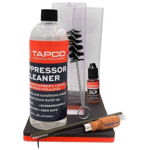TAPCO Suppressor Cleaning Kit - 16fl.oz