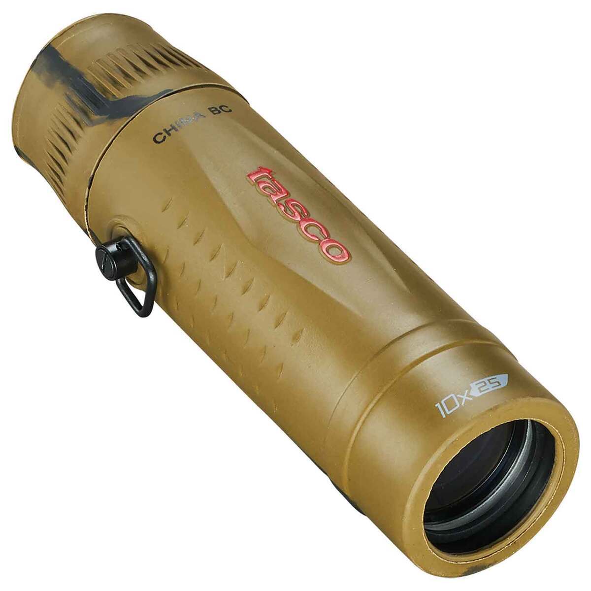 Tasco Essentials Monocular - 10x25 - Brown Camo Tasco Essentials Monocular - 10x25 - Brown Camo