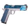 Taurus 1911 45 Auto (ACP) 5in High Polish Blue/Stainless Pistol - 8+1 Rounds
