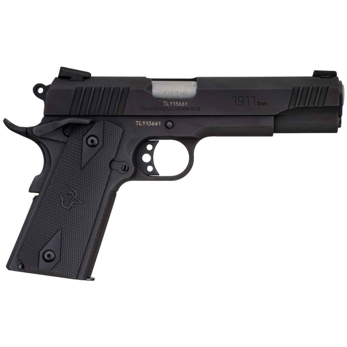 Taurus 1911 9mm Luger 5in Black Pistol - 9+1 Rounds - Black Taurus 1911 9mm Luger 5in Black Pistol - 9+1 Rounds - Black