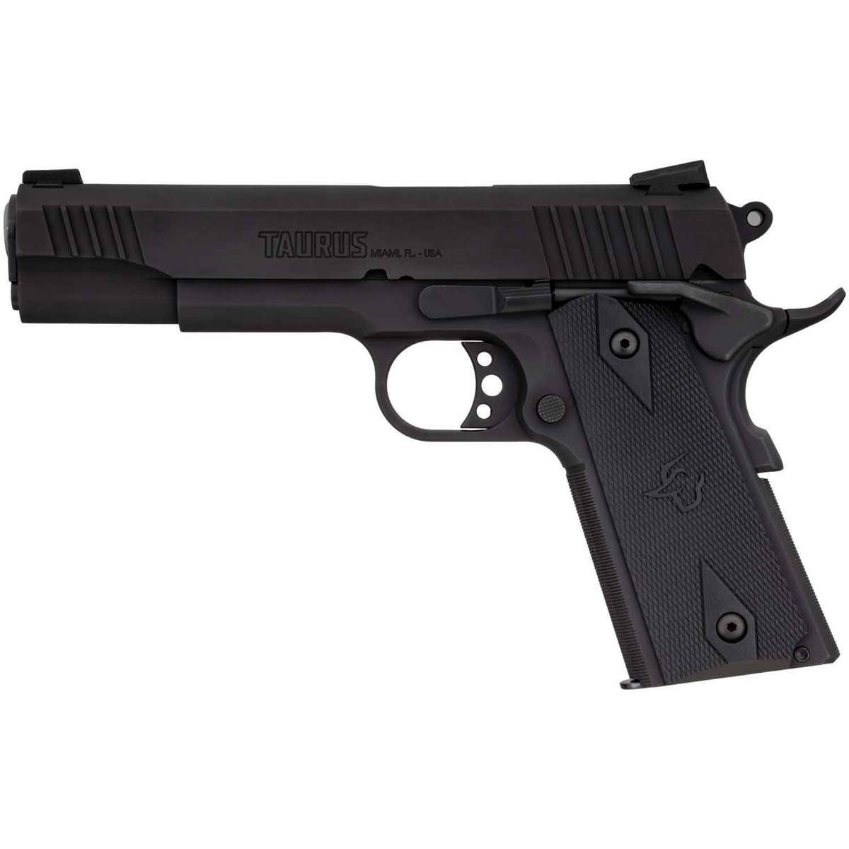 Taurus 1911 9mm Luger 5in Black Pistol - 9+1 Rounds - Black Taurus 1911 9mm Luger 5in Black Pistol - 9+1 Rounds - Black