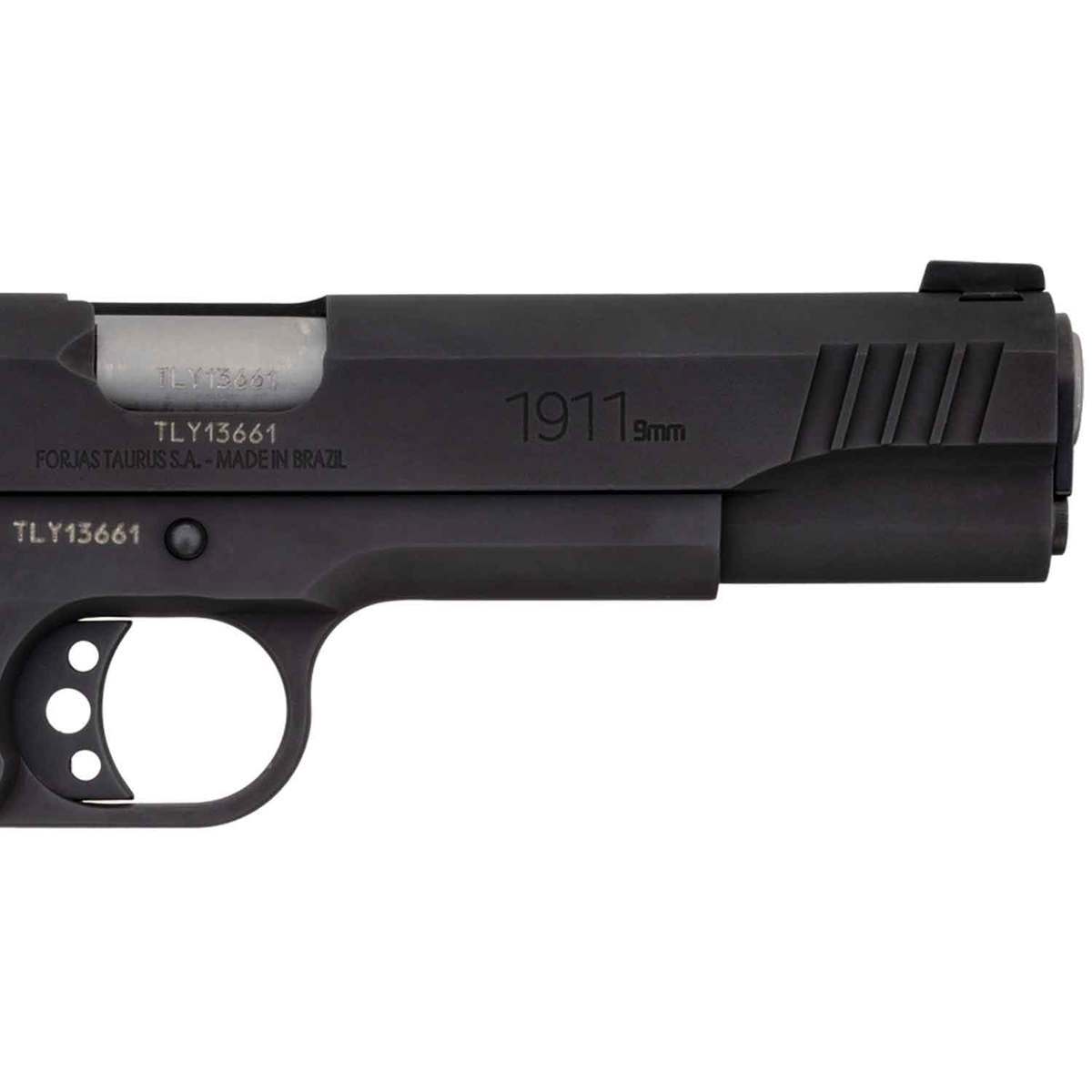 Taurus 1911 9mm Luger 5in Black Pistol - 9+1 Rounds - Black Taurus 1911 9mm Luger 5in Black Pistol - 9+1 Rounds - Black