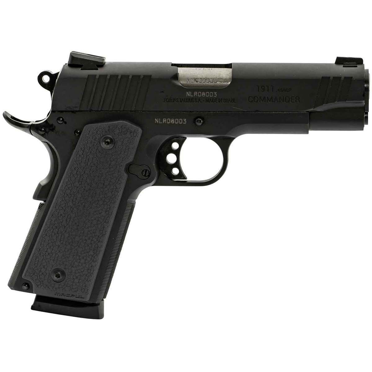 Taurus 1911 Commander 45 Auto (ACP) 4.25in Black/Gray Pistol - 8+1 Rounds - Black/Gray Taurus 1911 Commander 45 Auto (ACP) 4.25in Black/Gray Pistol - 8+1 Rounds - Black/Gray