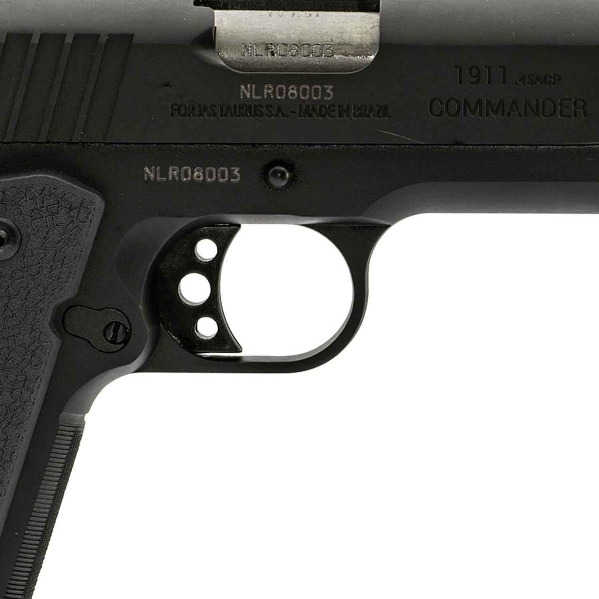 Taurus 1911 Commander 45 Auto (ACP) 4.25in Black/Gray Pistol - 8+1 Rounds - Black/Gray Taurus 1911 Commander 45 Auto (ACP) 4.25in Black/Gray Pistol - 8+1 Rounds - Black/Gray