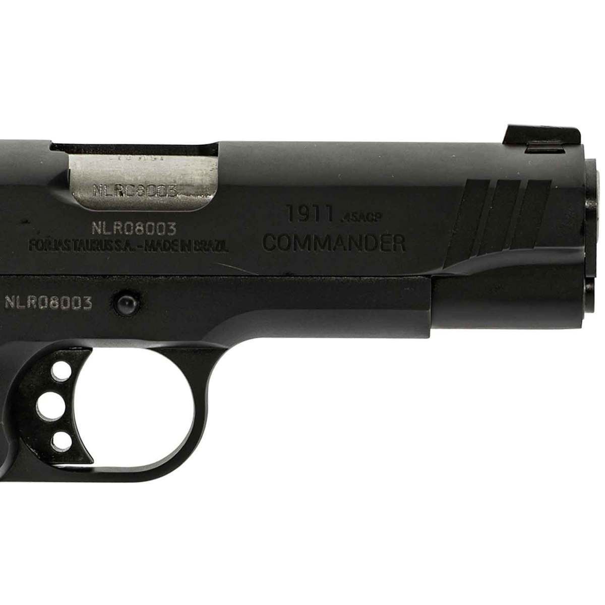 Taurus 1911 Commander 45 Auto (ACP) 4.25in Black/Gray Pistol - 8+1 Rounds - Black/Gray Taurus 1911 Commander 45 Auto (ACP) 4.25in Black/Gray Pistol - 8+1 Rounds - Black/Gray