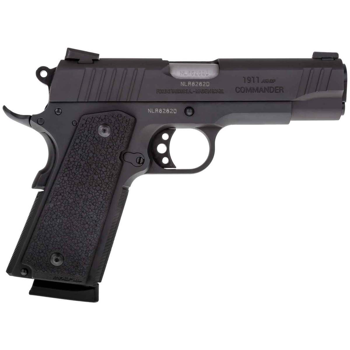 Taurus 1911 Commander 45 Auto (ACP) 4.2in Matte Black Pistol - 8+1 Rounds - Matte Black Taurus 1911 Commander 45 Auto (ACP) 4.2in Matte Black Pistol - 8+1 Rounds - Matte Black