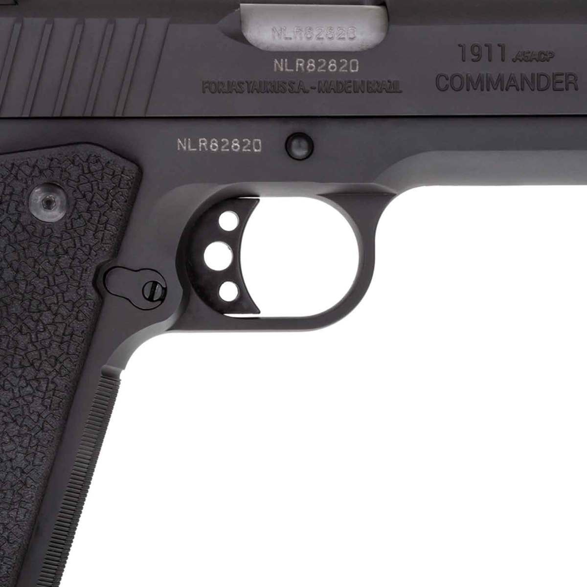 Taurus 1911 Commander 45 Auto (ACP) 4.2in Matte Black Pistol - 8+1 Rounds - Matte Black Taurus 1911 Commander 45 Auto (ACP) 4.2in Matte Black Pistol - 8+1 Rounds - Matte Black