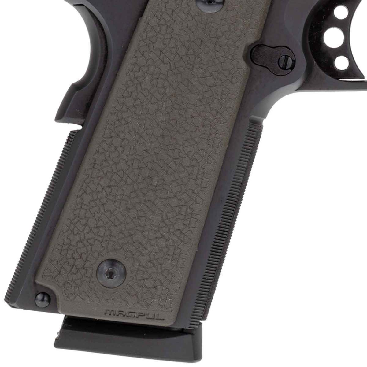 Taurus 1911 Commander 45 Auto (ACP) 4.2in Matte Black/OD Green Pistol - 8+1 Rounds - Black/OD Green Taurus 1911 Commander 45 Auto (ACP) 4.2in Matte Black/OD Green Pistol - 8+1 Rounds - Black/OD Green