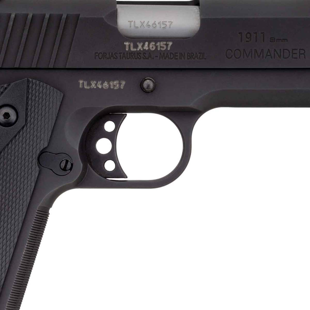 Taurus 1911 Commander 9mm Luger 4.25in Black Pistol - 9+1 Rounds - Black Taurus 1911 Commander 9mm Luger 4.25in Black Pistol - 9+1 Rounds - Black