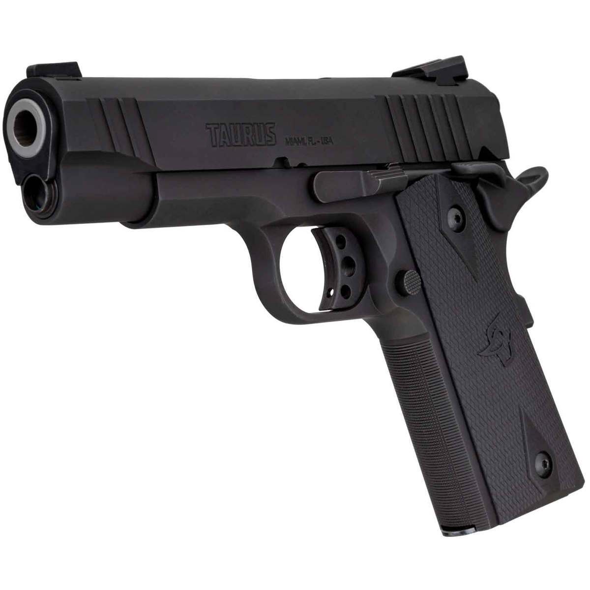 Taurus 1911 Commander 9mm Luger 4.25in Black Pistol - 9+1 Rounds - Black Taurus 1911 Commander 9mm Luger 4.25in Black Pistol - 9+1 Rounds - Black