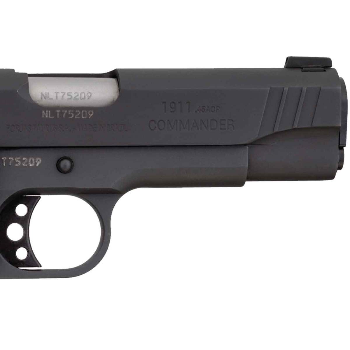 Taurus 1911 Commander Hogue Red Laser 45 Auto (ACP) 4.2in Rosewood/Black Pistol - 8+1 Rounds - Black/Wood Taurus 1911 Commander Hogue Red Laser 45 Auto (ACP) 4.2in Rosewood/Black Pistol - 8+1 Rounds - Black/Wood