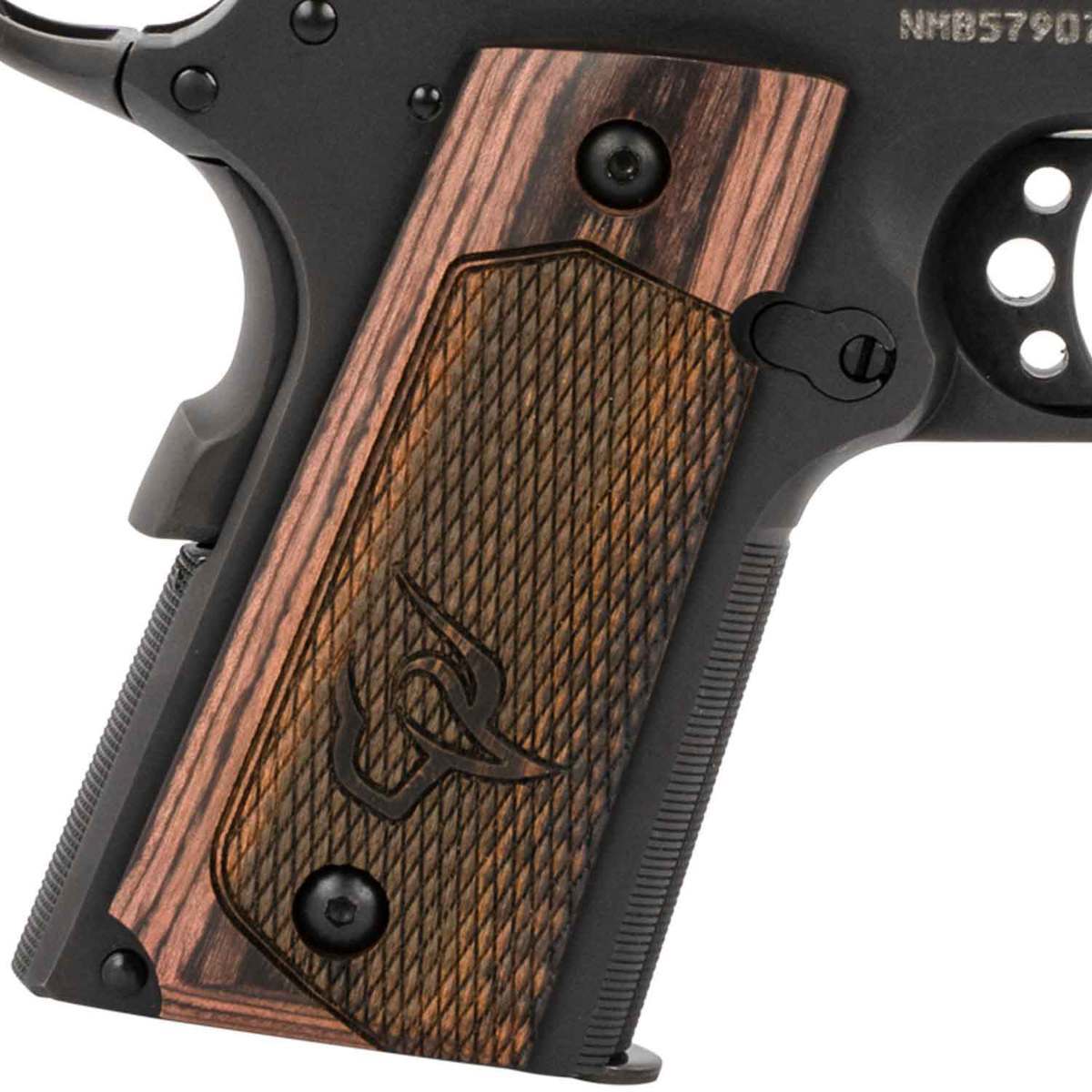 Taurus 1911 Officer 45 Auto (ACP) 3.5in Black/Wood Pistol - 6+1 Rounds - Black/Wood Taurus 1911 Officer 45 Auto (ACP) 3.5in Black/Wood Pistol - 6+1 Rounds - Black/Wood