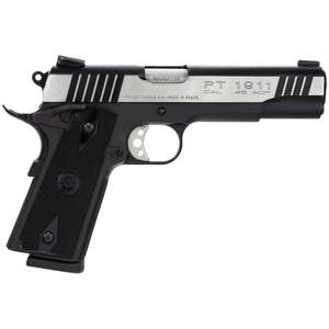 Taurus 1911 45 Auto (ACP) 5in Stainless Steel w/ Black Accents Pistol - 8+1 Rounds