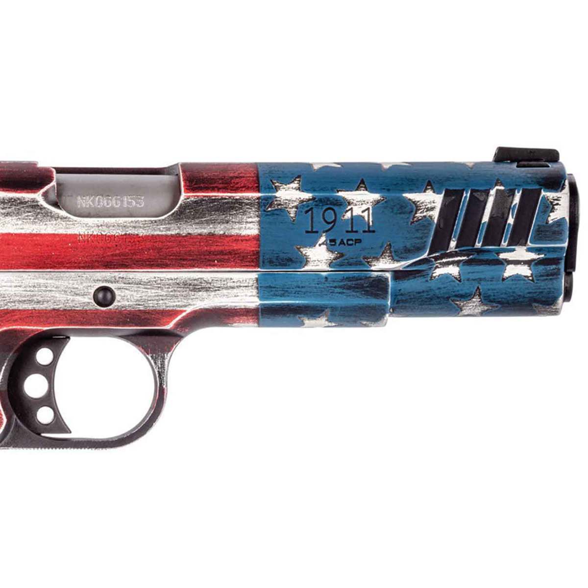 Taurus 1911FS 45 Auto (ACP) 5in American Flag Pistol - 8+1 Rounds - American Flag Taurus 1911FS 45 Auto (ACP) 5in American Flag Pistol - 8+1 Rounds - American Flag