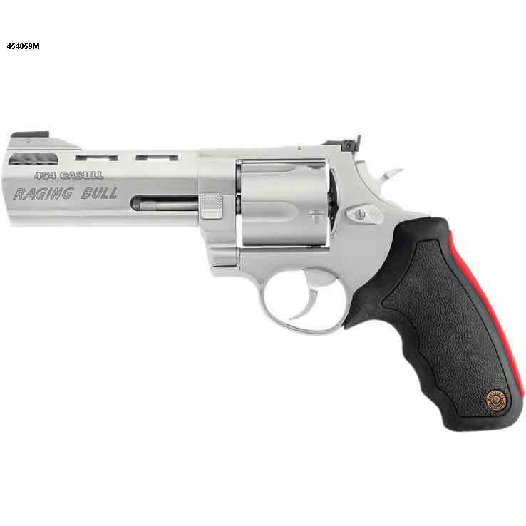 Taurus Raging Bull 454 Casull 8.38in Stainless Revolver - 5 Rounds Taurus Raging Bull 454 Casull 8.38in Stainless Revolver - 5 Rounds
