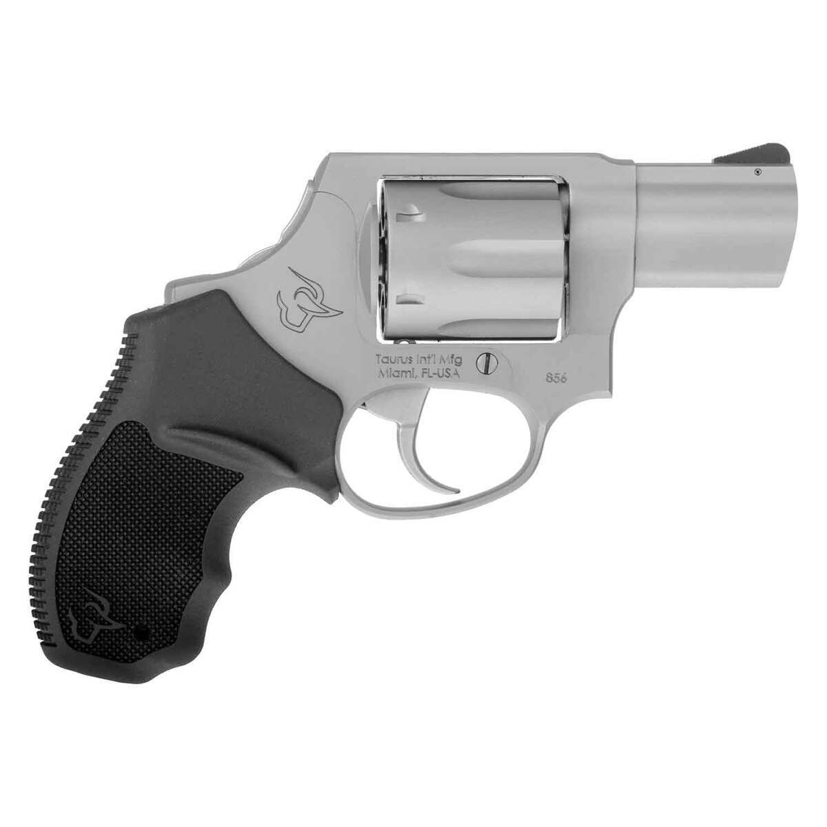 Taurus Firearms Model 856L Double Action Revolver 38 Special Stainless  Steel Viridian Laser 2 Barrel