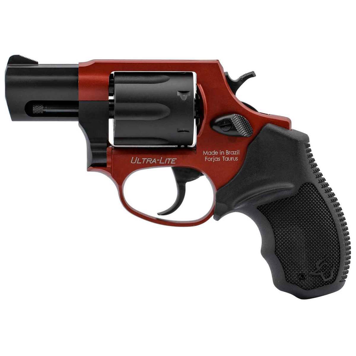 Taurus 856 Ultra-Lite 38 Special 2in Matte Black/Burned Orange Revolver - 6 Rounds Taurus 856 Ultra-Lite 38 Special 2in Matte Black/Burned Orange Revolver - 6 Rounds