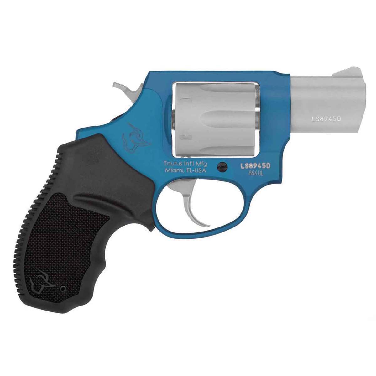Taurus 856 Ultra-Lite 38 Special 2in Stainless/Azure Revolver - 6 Rounds Taurus 856 Ultra-Lite 38 Special 2in Stainless/Azure Revolver - 6 Rounds