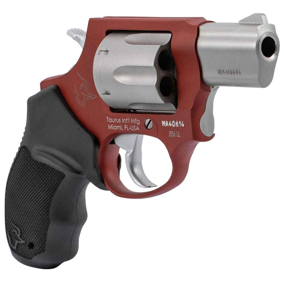 Taurus 856 Ultra-Lite 38 Special 2in Stainless/Burned Orange Revolver - 6 Rounds Taurus 856 Ultra-Lite 38 Special 2in Stainless/Burned Orange Revolver - 6 Rounds