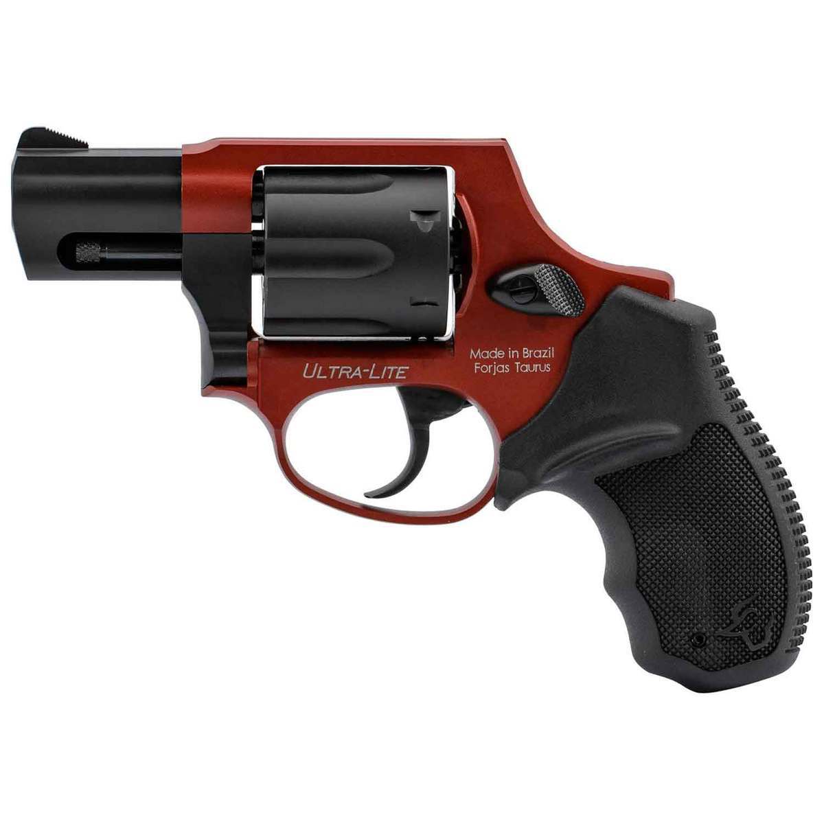 Taurus 856 Ultra-Lite 38 Special +P 2in Matte Black/Burnt Orange Revolver - 6 Rounds Taurus 856 Ultra-Lite 38 Special +P 2in Matte Black/Burnt Orange Revolver - 6 Rounds