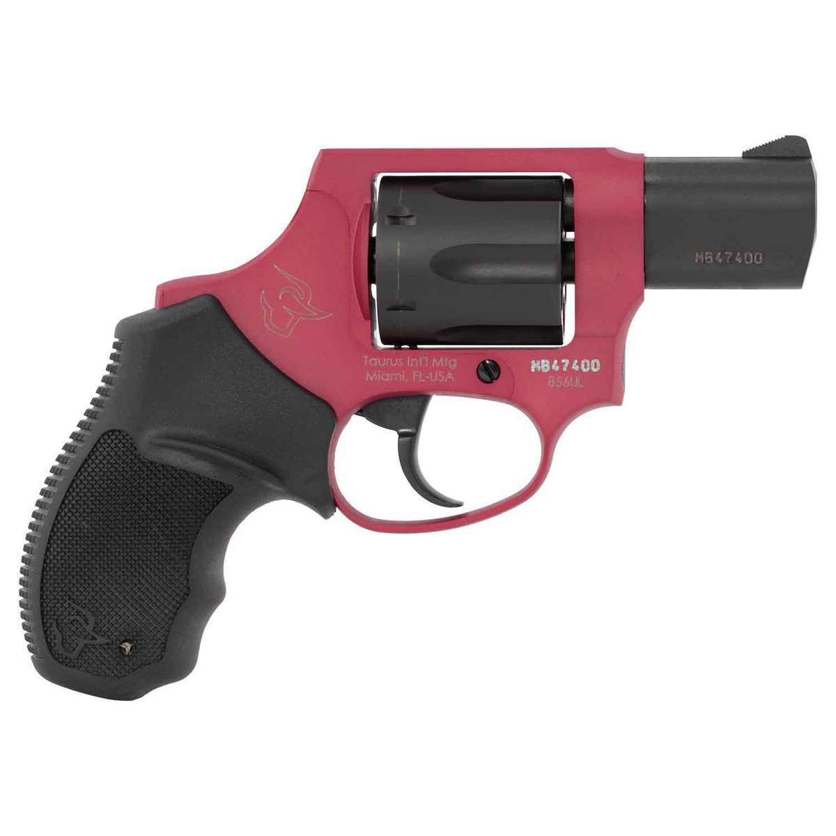 Taurus 856 UltraLite 38 Special +P 2in Matte Black/Rouge Revolver 6