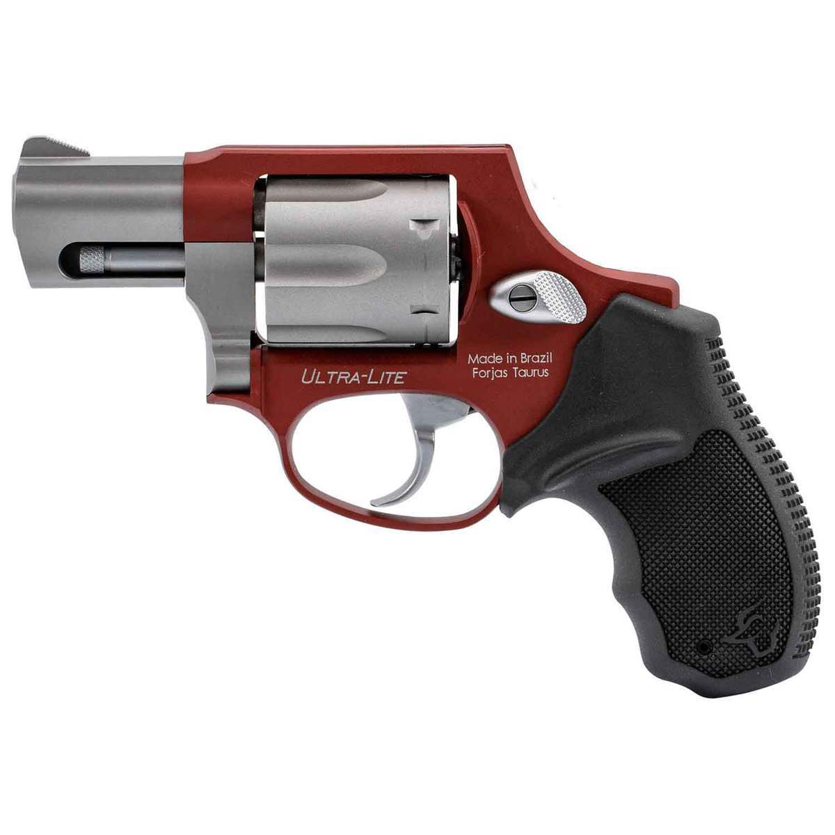 Taurus 856 Ultra-Lite 38 Special +P 2in Stainless/Burnt Orange Revolver - 6 Rounds Taurus 856 Ultra-Lite 38 Special +P 2in Stainless/Burnt Orange Revolver - 6 Rounds