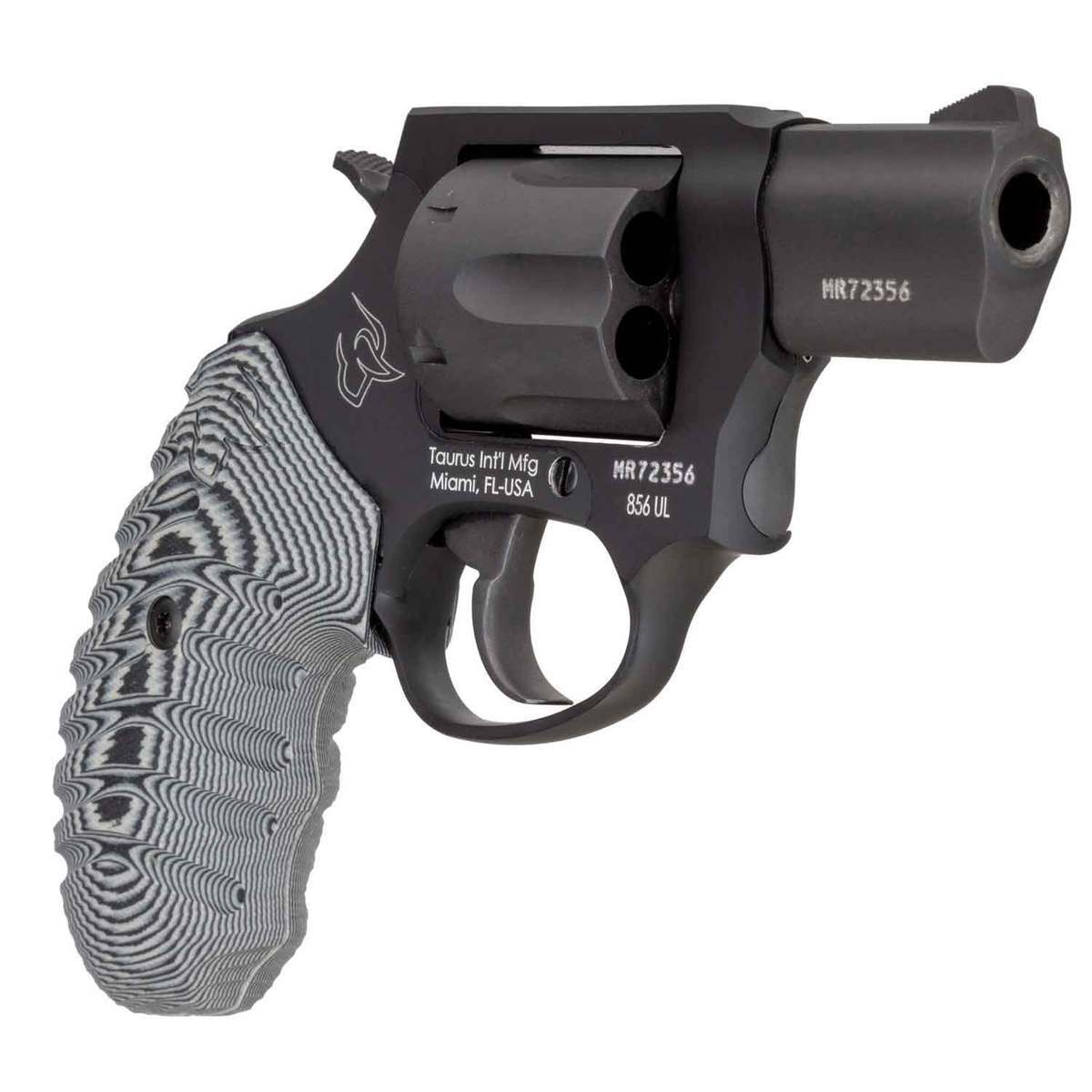 Taurus 856 Ultra Lite VZ Operator II Grip 38 Special 2in Matte Black