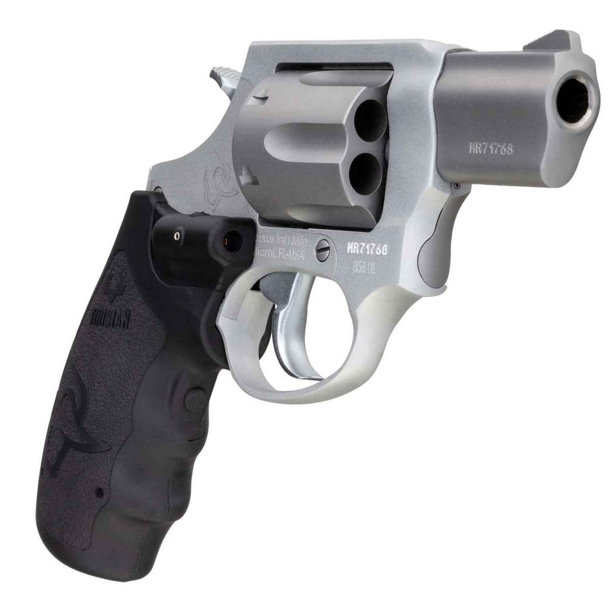 Taurus 856 Ultra-Lite w/Viridian Laser 38 Special 2in Matte Stainless Revolver - 6 Rounds Taurus 856 Ultra-Lite w/Viridian Laser 38 Special 2in Matte Stainless Revolver - 6 Rounds