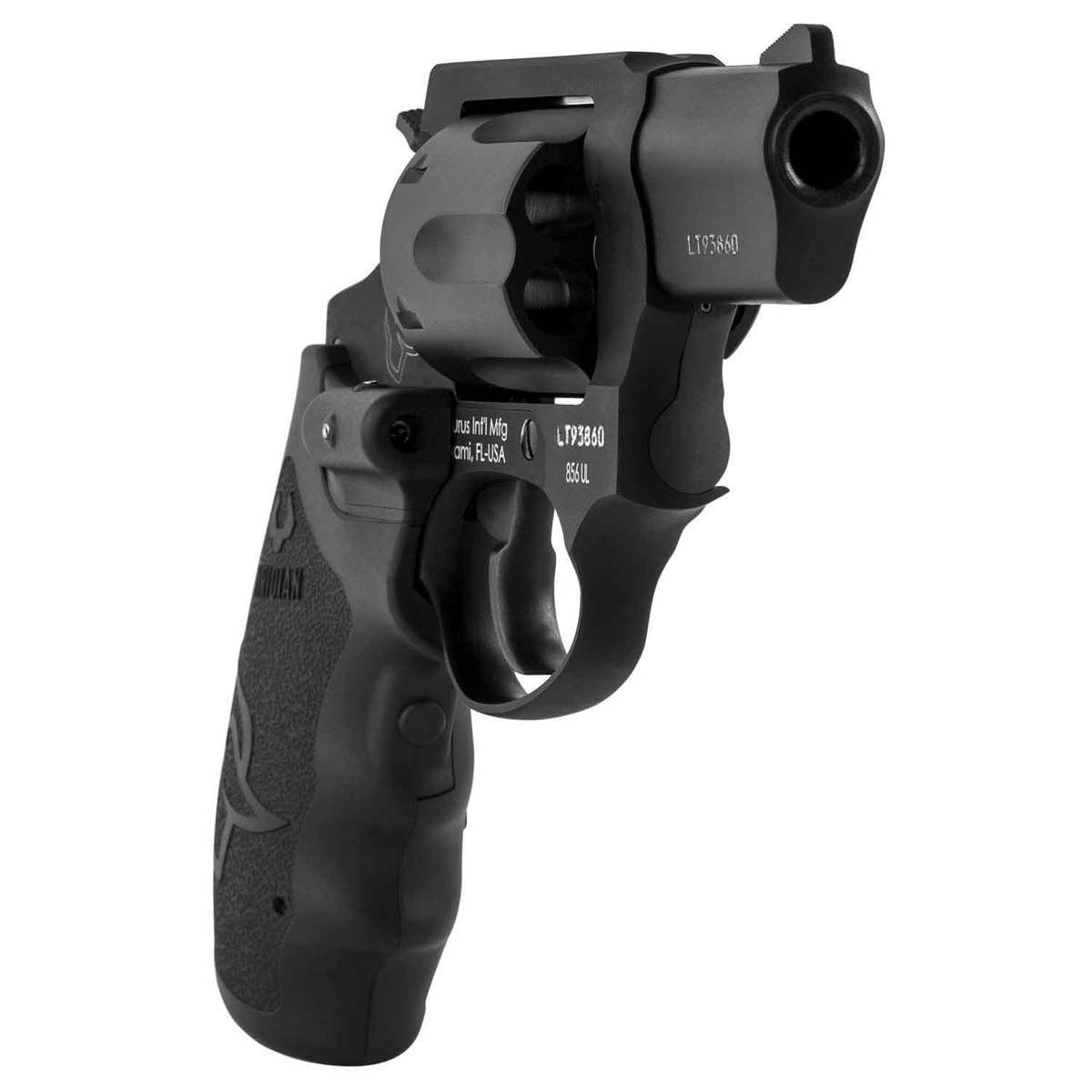 Taurus 856 Ultra-Lite w/Viridian Laser 38 Special +P 2in Matte Black Oxide Revolver - 6 Rounds Taurus 856 Ultra-Lite w/Viridian Laser 38 Special +P 2in Matte Black Oxide Revolver - 6 Rounds