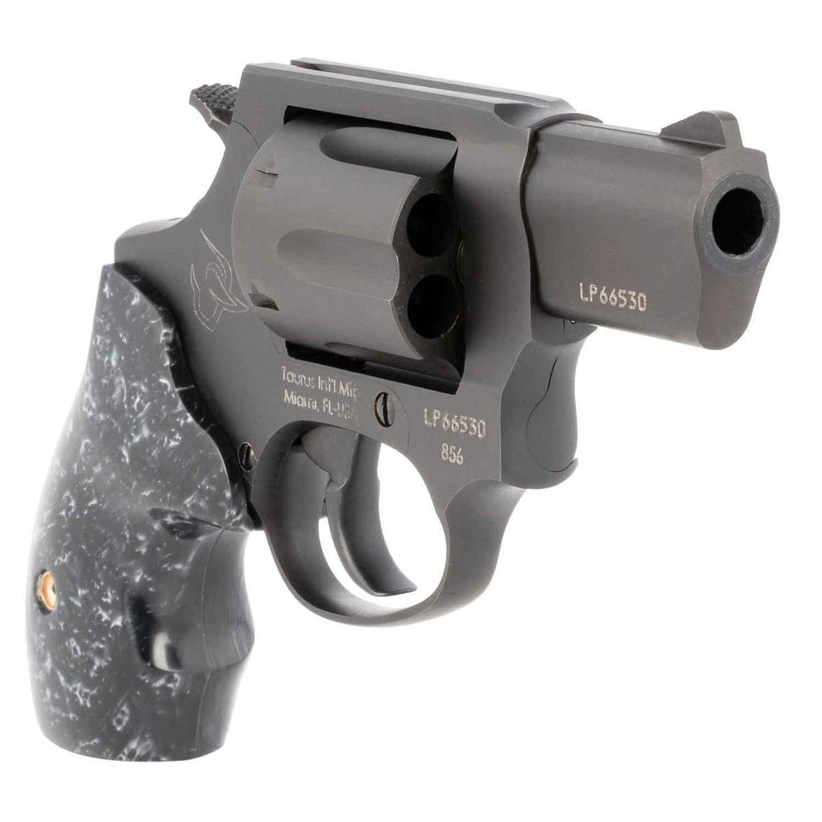 Taurus 856 w/Black Pearl 38 Special 2in Matte Black Revolver - 6 Rounds Taurus 856 w/Black Pearl 38 Special 2in Matte Black Revolver - 6 Rounds