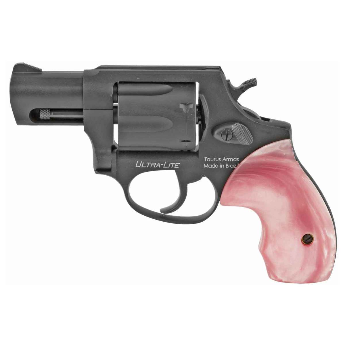 Taurus 856 w/Pink Pearl Grips 38 Special 2in Matte Black Revolver - 6 Rounds Taurus 856 w/Pink Pearl Grips 38 Special 2in Matte Black Revolver - 6 Rounds