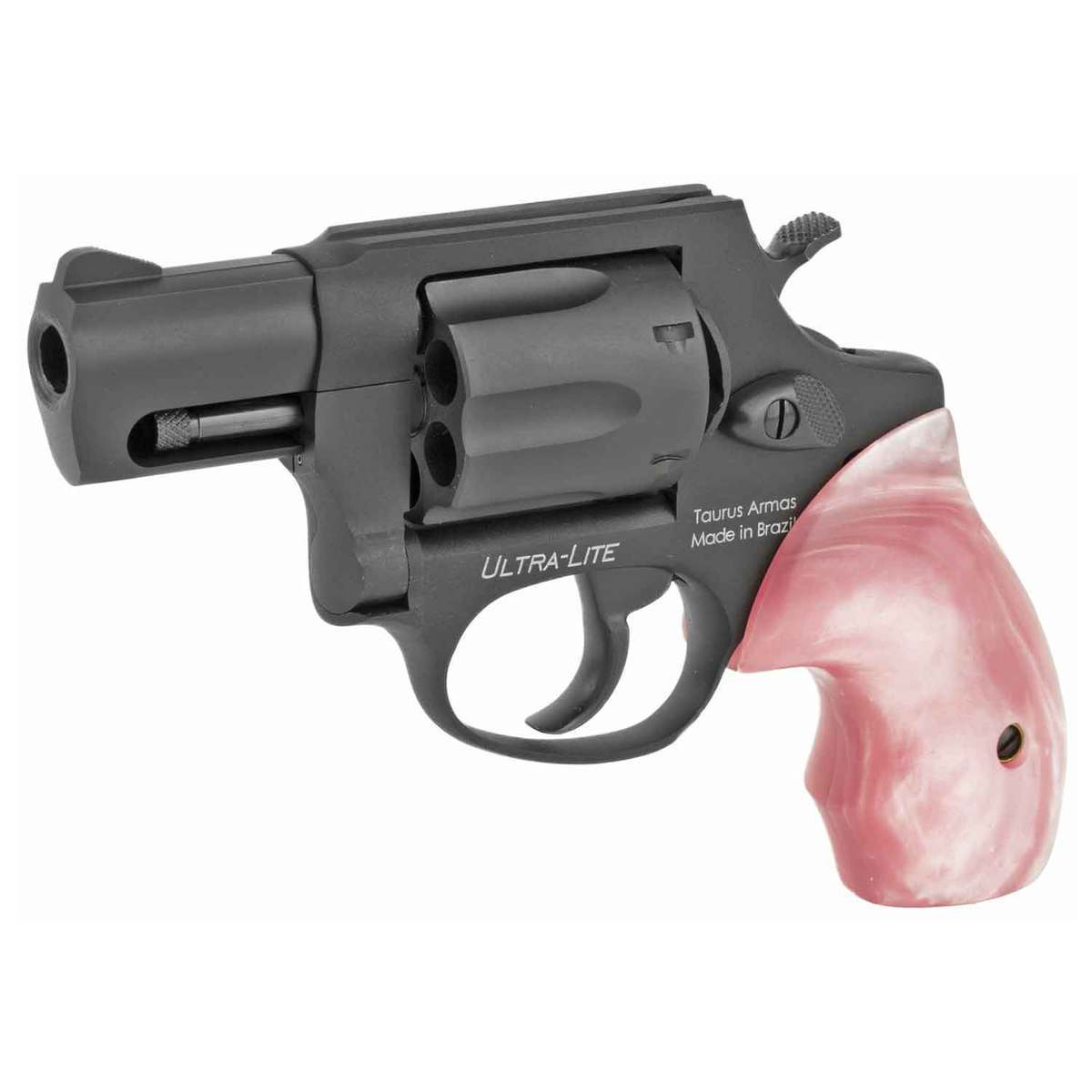 Taurus 856 w/Pink Pearl Grips 38 Special 2in Matte Black Revolver - 6 Rounds Taurus 856 w/Pink Pearl Grips 38 Special 2in Matte Black Revolver - 6 Rounds