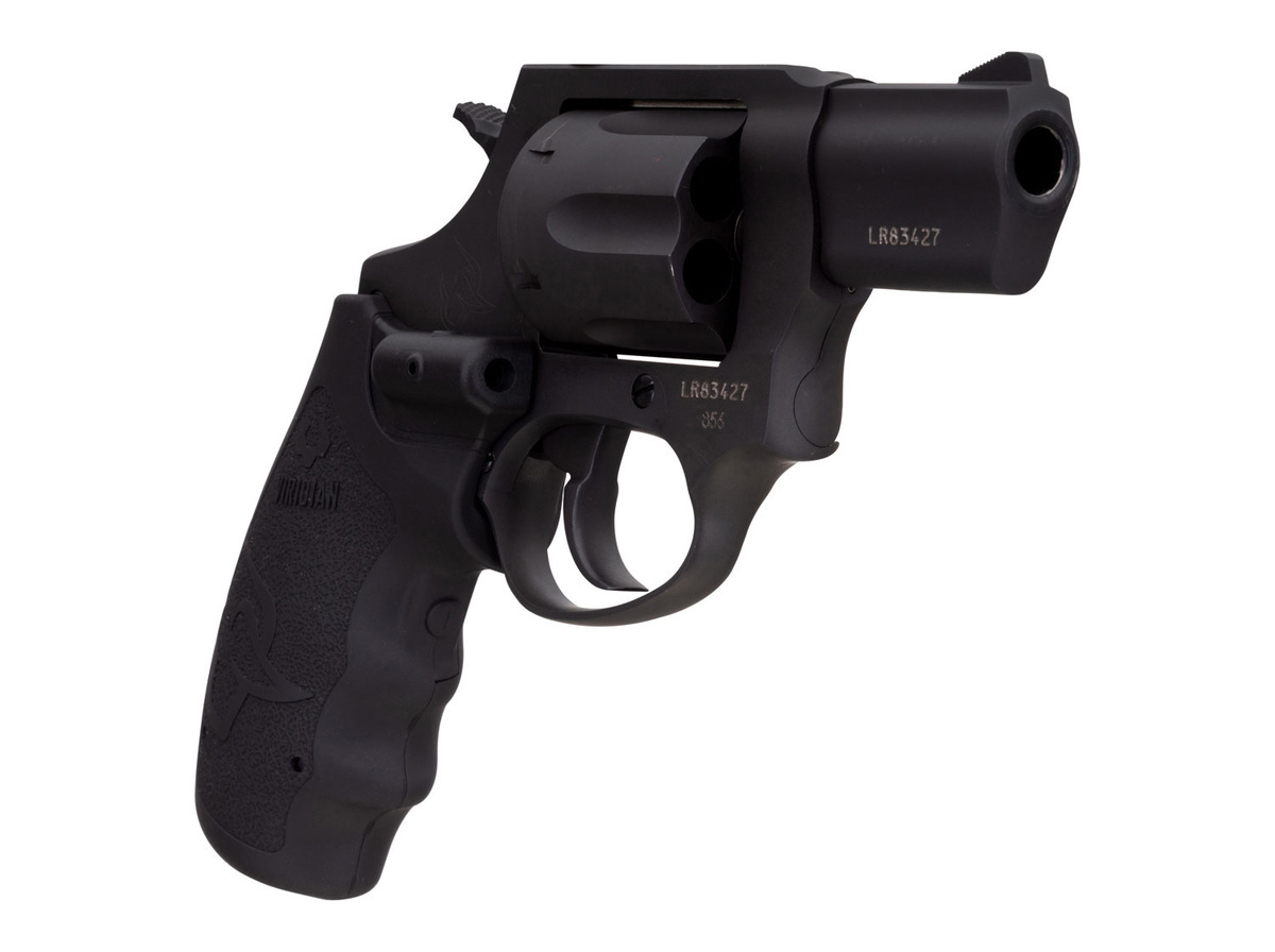 Taurus 856 w/Viridian Laser 38 Special +P 2in Matte Black Oxide Revolver - 6 Rounds Taurus 856 w/Viridian Laser 38 Special +P 2in Matte Black Oxide Revolver - 6 Rounds