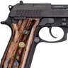 Taurus 92 9mm Luger 5in Black/Brazilian Walnut Pistol - 17+1 Rounds - Black